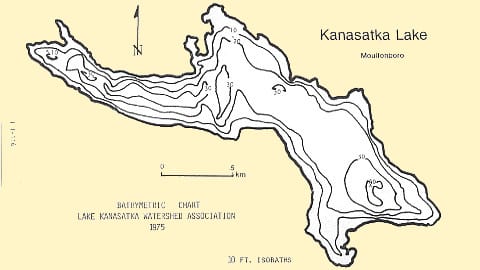 Lesser Lake Depth Chart